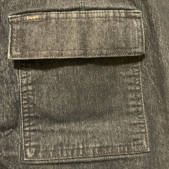 Lee denim regular fit Bermuda mid rise shorts size 16 M in good condition - Picture 4 of 11